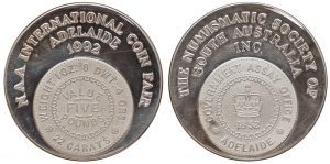 NAA Coin Fair 1992 Silver
